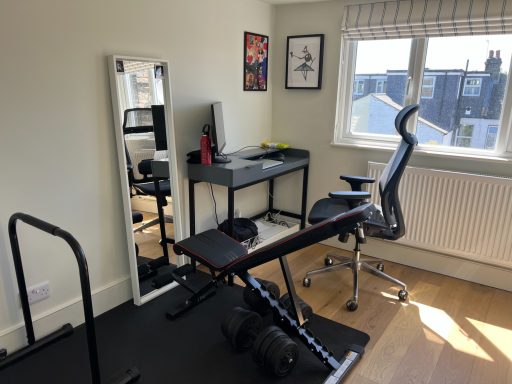 Home office & Gym. Ealing W13 Loft conversion home office with gym.